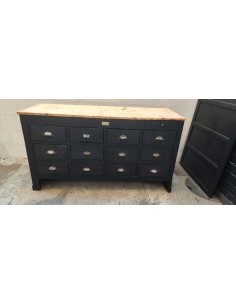 ancien comptoir à tiroirs