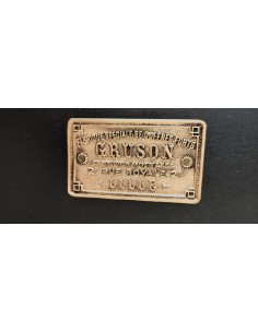 Ancien établi d'atelier de Lille une porte et quatre tiroirs 2