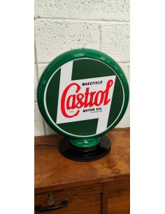Lampe globe de pompe à essence Castrol