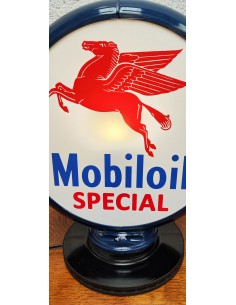 Lampe globe de pompe à essence Mobiloil déco garage 2