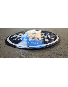 Plaque émaillée bombé Potasse d'alsace h 56 cm 2