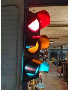 Grand feu tricolore mural