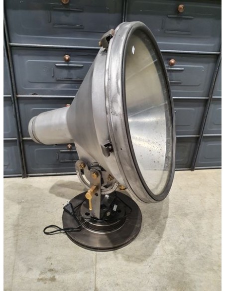 Ancien projecteur Mazda lampe industrielle à poser