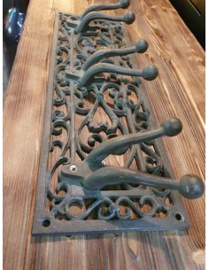 Vestiaire mural en fonte neuf style accroche torchon porte manteau 2