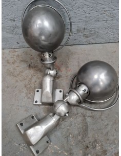 paire appliques Jielde , lampe applique industrielle vintage 2