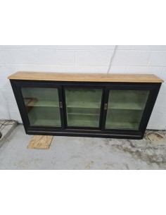 Meuble enfilade vitrine de magasin 2