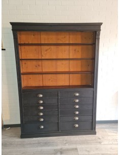 Meuble de métier étagère industrielle à tiroirs 2