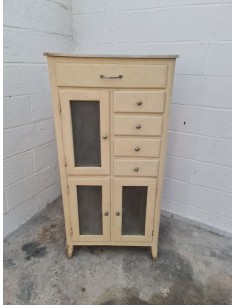 Ancien meuble de dentiste bois