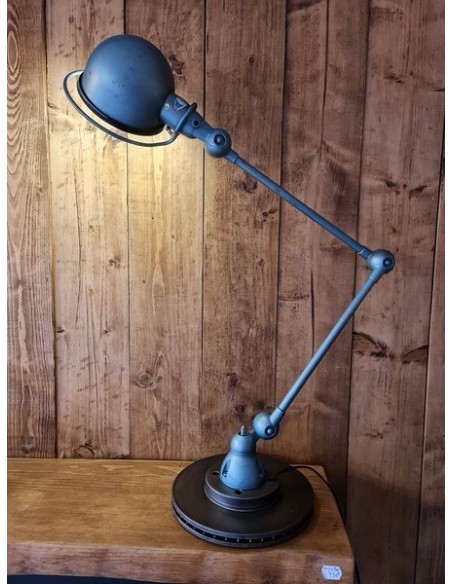 Lampe jielde lampe industrielle d'atelier bleue