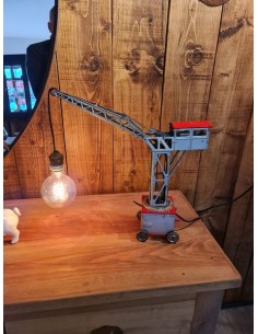 Lampe grue tôle jouet Joustra 2