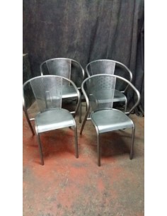 fauteuils Tolix serie 4 métallique