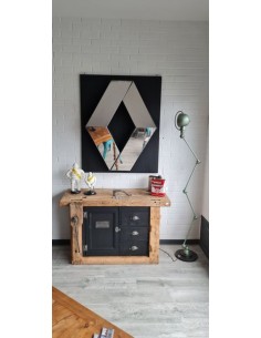 Grande enseigne lumineuse  Renault signe emblème de la marque automobile