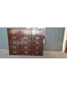 Meuble industriel Ronéo quinze clapets couleur d'origine 2