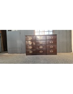 Meuble industriel Ronéo douze clapets couleur d'origine 2