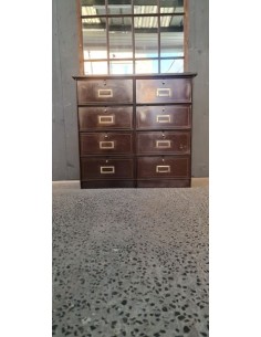 Meuble industriel Ronéo huit clapets couleur d'origine 2