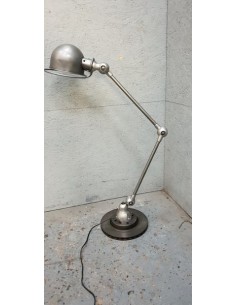 Lampe industrielle Jielde patine graphite deux bras