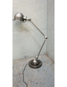 Lampe industrielle Jielde patine graphite deux bras