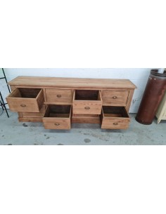 Meuble comptoir huit tiroirs meuble de commerce 2