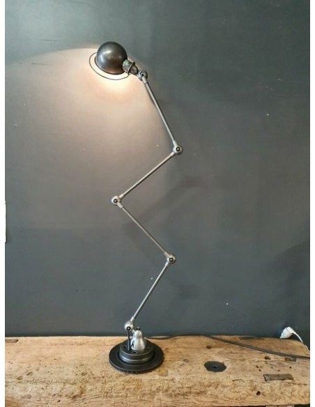 Lampe atelier industrielle Jielde 3 bras