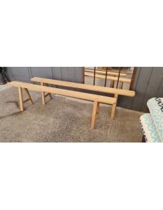 Paire d'ancien grand banc... 2