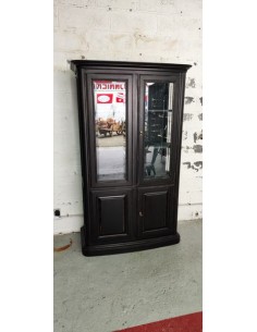 Bibliothèque quatre portes patine noire