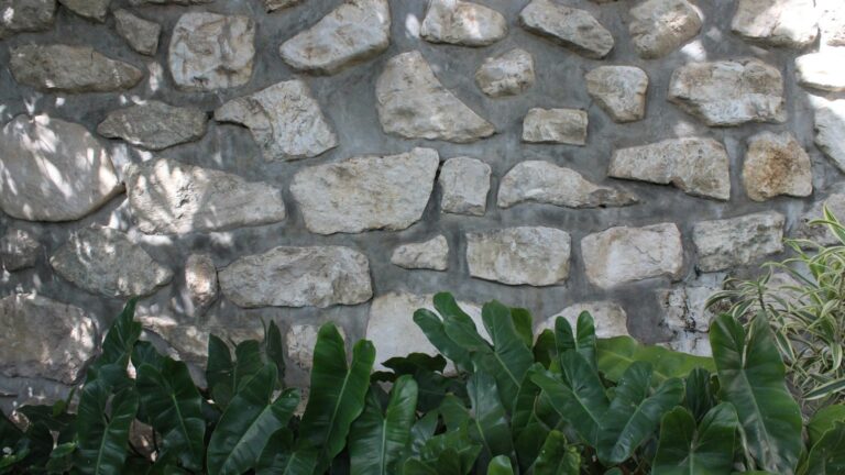 Comment blanchir un muret de jardin en pierre naturelle ?